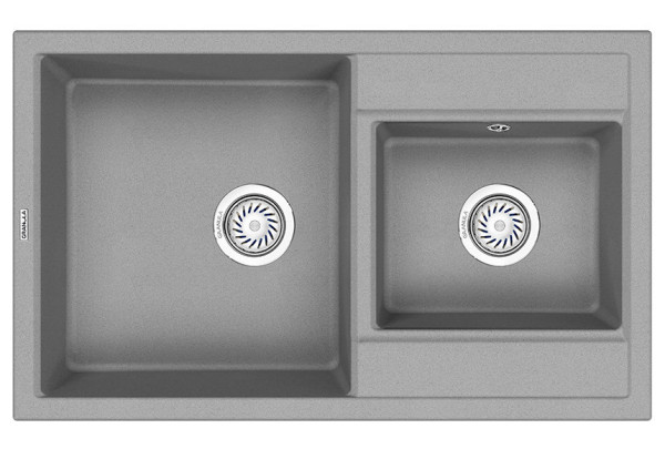 Кухонная мойка Granula 8201, БАЗАЛЬТ. Фото 2