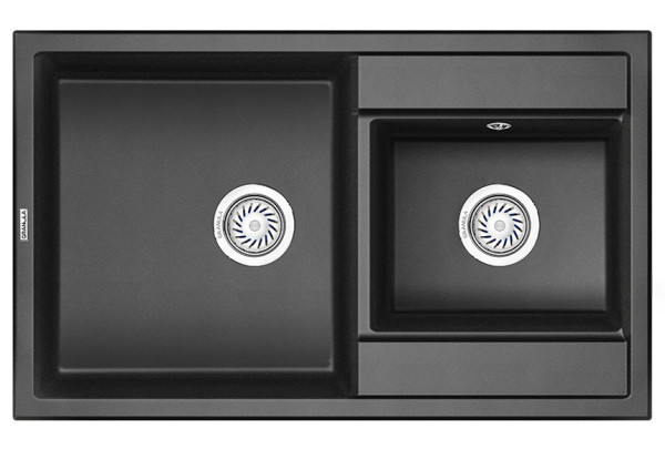 Кухонная мойка Granula 8201, ЧЁРНЫЙ. Фото 2