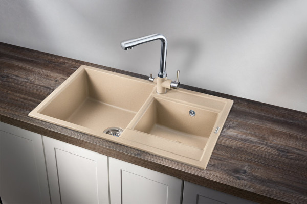 Кухонная мойка Granula 8201, ПЕСОК. Фото 1