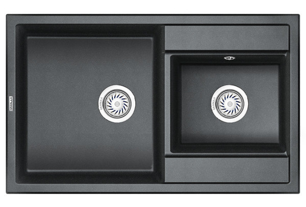 Кухонная мойка Granula 8201, ШВАРЦ. Фото 2