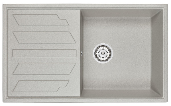 Кухонная мойка Granula 8601, БАЗАЛЬТ. Фото 2