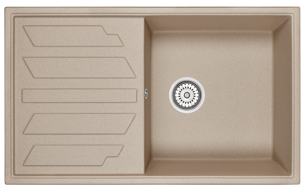 Кухонная мойка Granula 8601, ПЕСОК. Фото 2