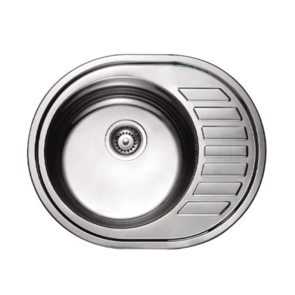 Кухонная мойка Haiba HBS4557-06, овальная. Фото 1