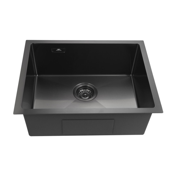 Кухонная мойка из нержавеющей стали Fashun 13M Комплект AS5044-17, графит. Фото 1