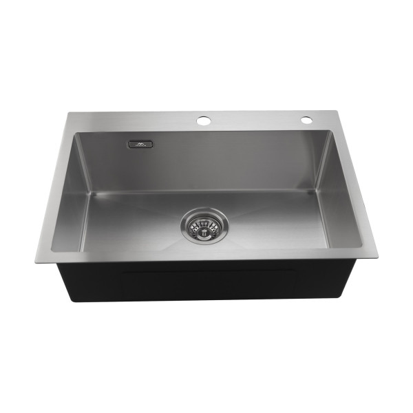 Кухонная мойка из нержавеющей стали Fashun 23M Комплект AS6545, сатин. Фото 1