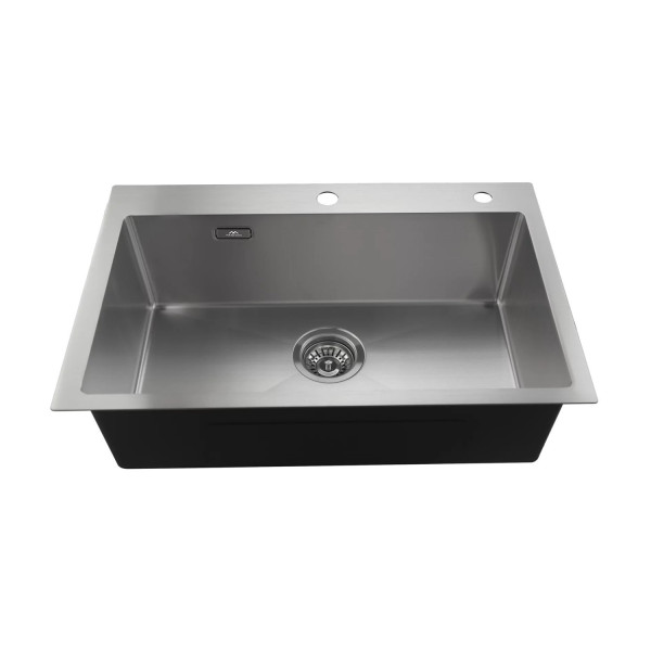 Кухонная мойка из нержавеющей стали Fashun 27M Комплект AS6845, сатин. Фото 1