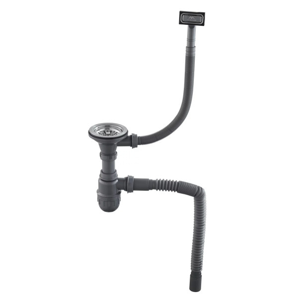 Кухонная мойка из нержавеющей стали Fashun 27M Комплект AS6845, сатин. Фото 4