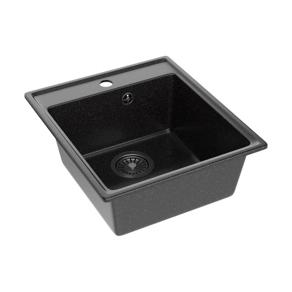 Кухонная мойка Maretti Kitchen KT425-BL, черный. Фото 3