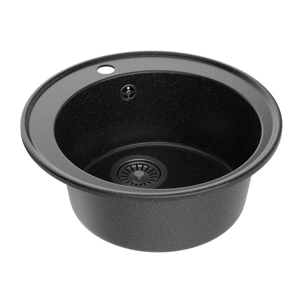 Кухонная мойка Maretti KT475-BL, черный. Фото 3