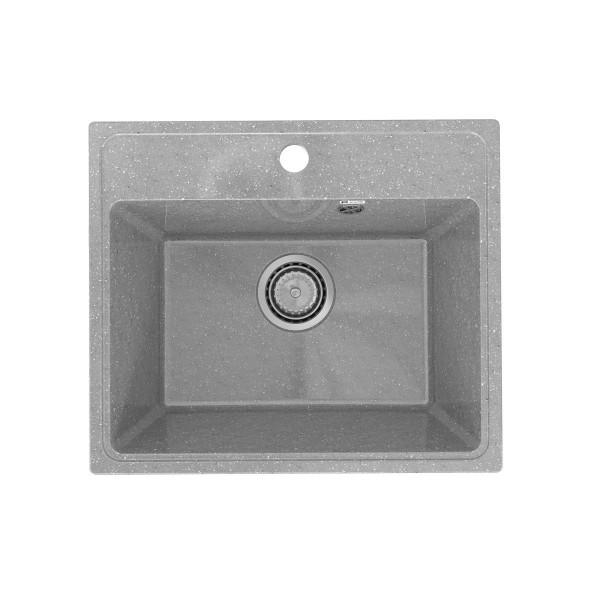 Кухонная мойка Practik PR-M-490-003 (без сифона), светло-серый. Фото 1