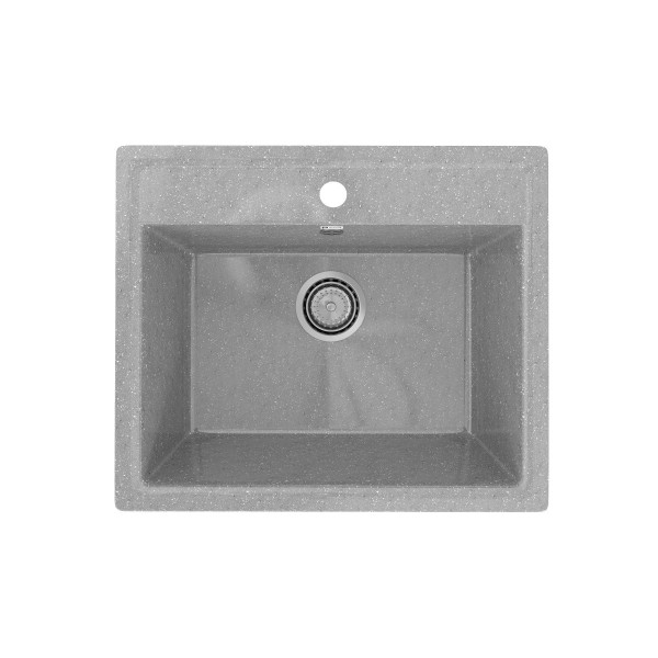 Кухонная мойка Practik PR-M-565-003 (без сифона), светло-серый. Фото 1