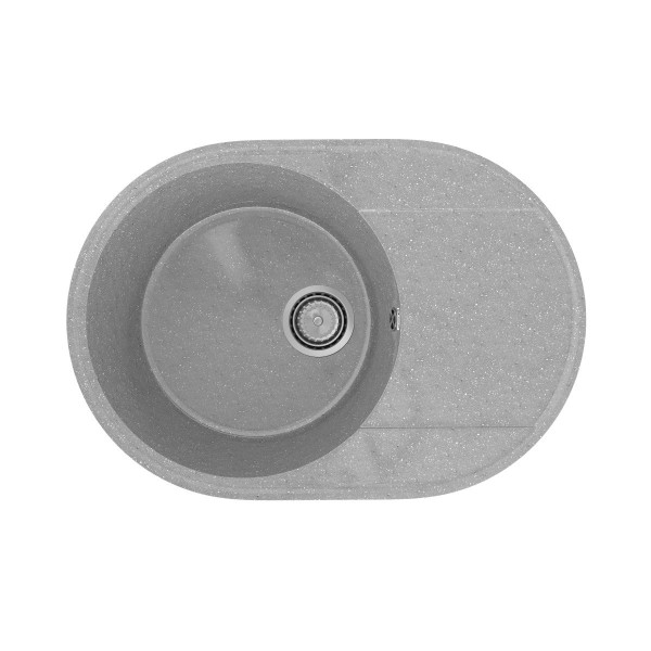 Кухонная мойка Practik PR-M-610-003 (без сифона), светло-серый. Фото 1