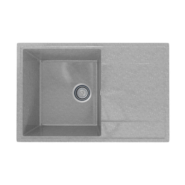 Кухонная мойка Practik PR-M-735-003 (без сифона), светло-серый. Фото 1