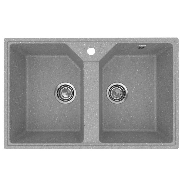 Кухонная мойка Practik PR-M-770-003 (без сифона), светло-серый. Фото 1