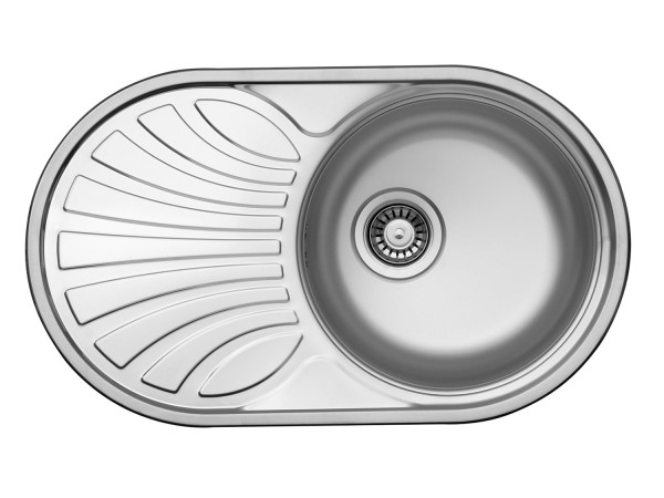 Кухонная мойка UKINOX Фаворит FAD760.470 -GT6K 1R, 47*76. Фото 1