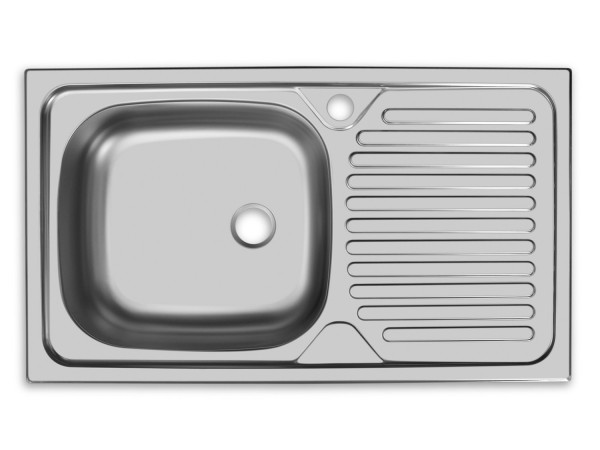 Кухонная мойка UKINOX Классика CLM760.435 ---5K 2L, 43,5*76. Фото 1