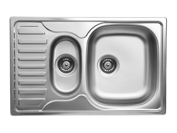 Кухонная мойка UKINOX Комфорт COL780.490 15GT8K 1R, 49*78. Фото 1