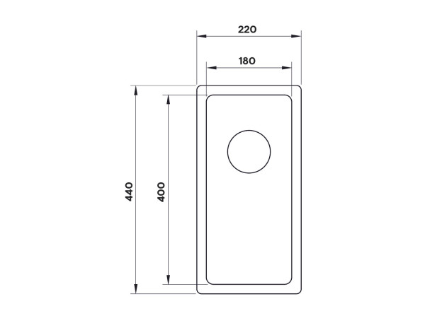 Кухонная мойка UKINOX Techno TEB180.400 -G-10P, 40*18. Фото 2