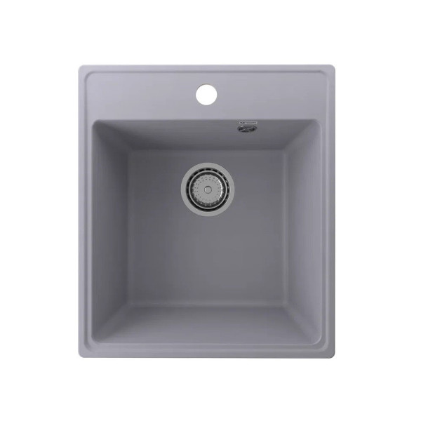 Кухонная мойка Ulgran Quartz Forte 425-05, бетон. Фото 1
