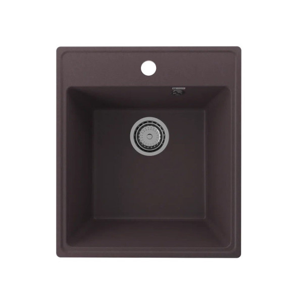 Кухонная мойка Ulgran Quartz Forte 425-06, трюфель. Фото 1
