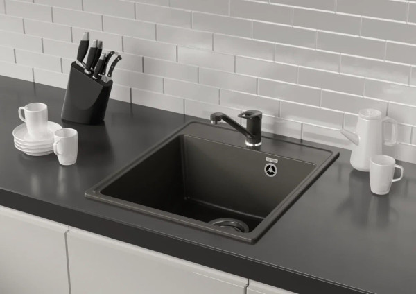 Кухонная мойка Ulgran Quartz Forte 425-08, космос. Фото 3