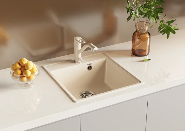 Кухонная мойка Ulgran Quartz Forte 460-03, десерт. Фото 3