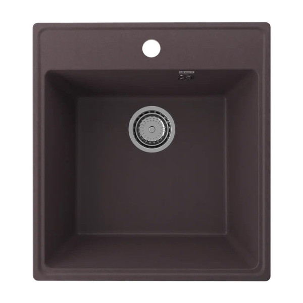 Кухонная мойка Ulgran Quartz Forte 460-06, трюфель. Фото 1