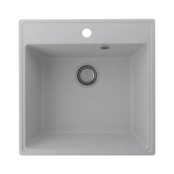Кухонная мойка Ulgran Quartz Forte 505-04, платина. Фото 1
