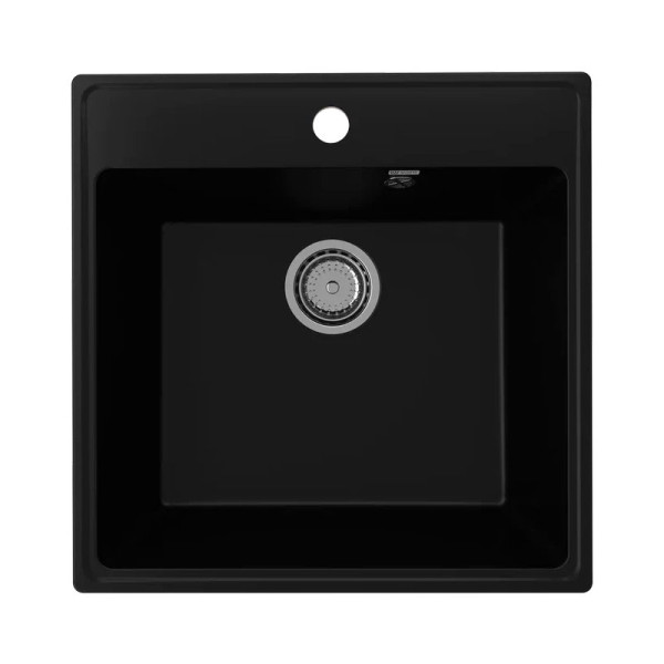 Кухонная мойка Ulgran Quartz Forte 505-07, уголь. Фото 1
