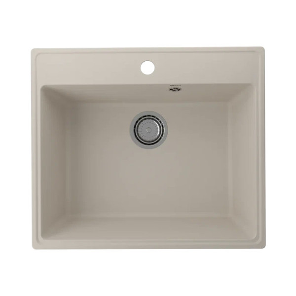Кухонная мойка Ulgran Quartz Forte 580-02, лен. Фото 1