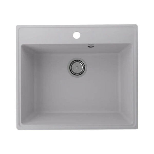 Кухонная мойка Ulgran Quartz Forte 580-04, платина. Фото 1