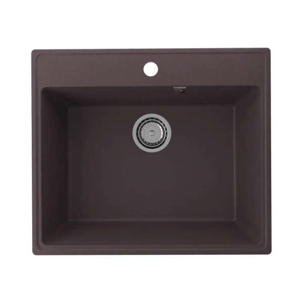 Кухонная мойка Ulgran Quartz Forte 580-06, трюфель. Фото 1