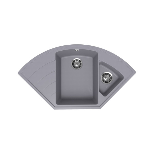 Кухонная мойка Ulgran Quartz Marta 1000-05, бетон. Фото 1