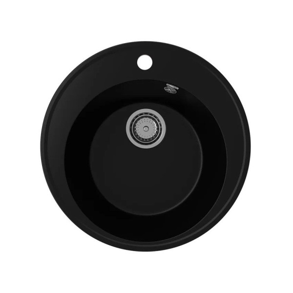 Кухонная мойка Ulgran Quartz Nora 485-07, уголь. Фото 1