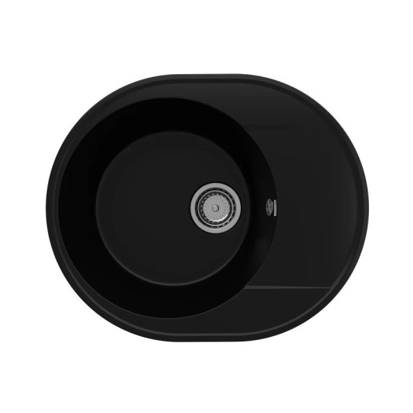 Кухонная мойка Ulgran Quartz Nora 585-07, уголь. Фото 1