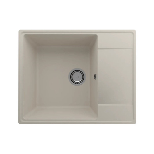 Кухонная мойка Ulgran Quartz Prima 605-02, лен. Фото 1