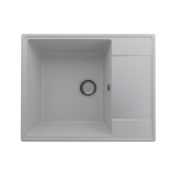 Кухонная мойка Ulgran Quartz Prima 605-04, платина. Фото 1