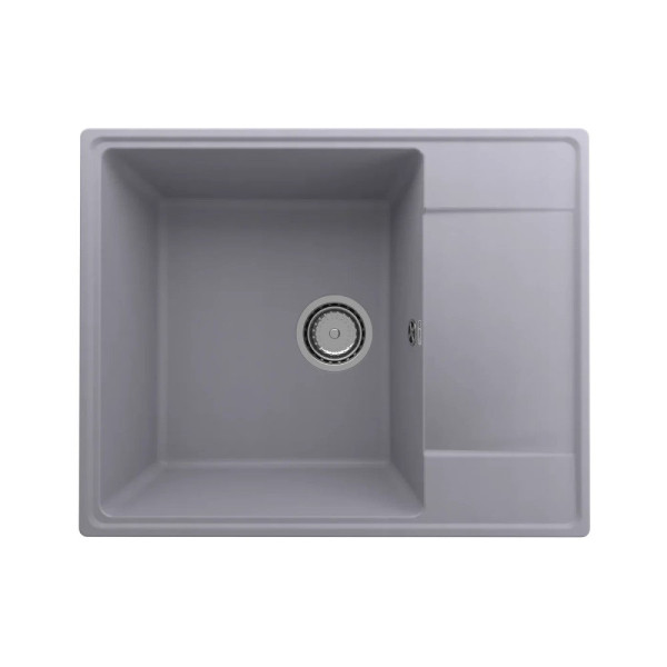 Кухонная мойка Ulgran Quartz Prima 605-05, бетон. Фото 1