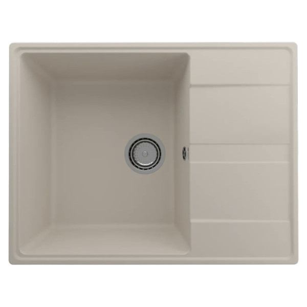 Кухонная мойка Ulgran Quartz Prima 650-02, лен. Фото 1