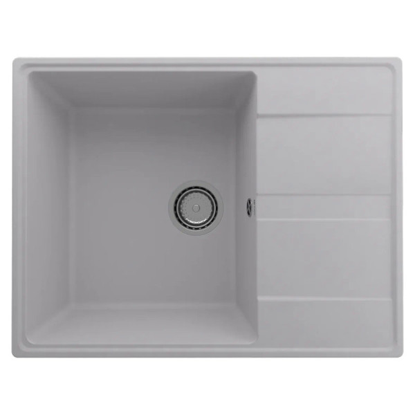Кухонная мойка Ulgran Quartz Prima 650-04, платина. Фото 1