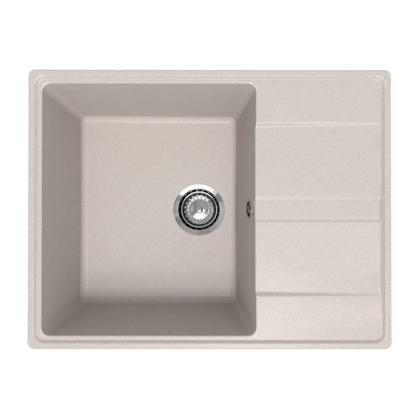Кухонная мойка Ulgran Quartz Prima 650-10, песок. Фото 1