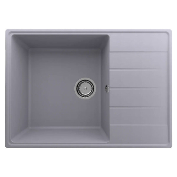 Кухонная мойка Ulgran Quartz Prima 700-05, бетон. Фото 1