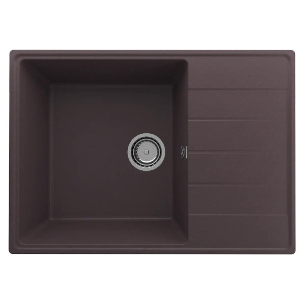 Кухонная мойка Ulgran Quartz Prima 700-06, трюфель. Фото 1