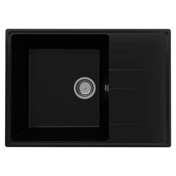 Кухонная мойка Ulgran Quartz Prima 700-07, уголь. Фото 1