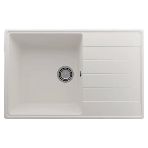 Кухонная мойка Ulgran Quartz Prima 780-01, жасмин. Фото 1