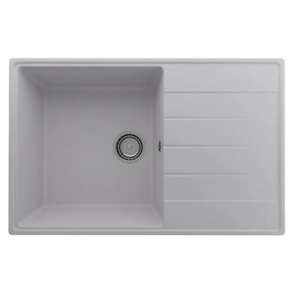 Кухонная мойка Ulgran Quartz Prima 780-04, платина. Фото 1
