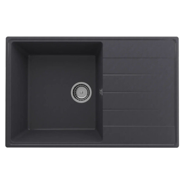 Кухонная мойка Ulgran Quartz Prima 780-08, космос. Фото 1