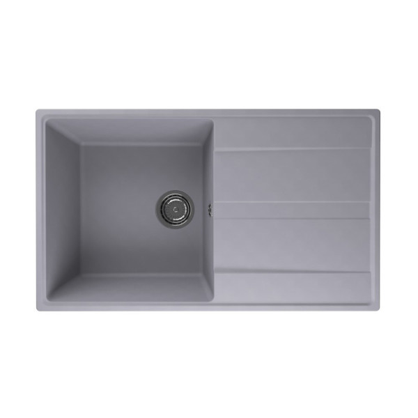 Кухонная мойка Ulgran Quartz Prima 850-05, бетон. Фото 1