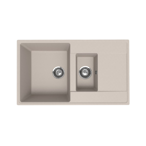 Кухонная мойка Ulgran Quartz Prima 860 1,5K-02, лен. Фото 1