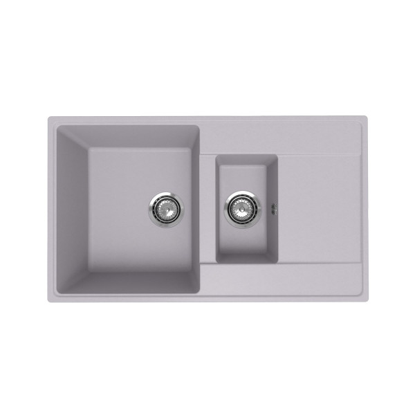 Кухонная мойка Ulgran Quartz Prima 860 1,5K-04, платина. Фото 1